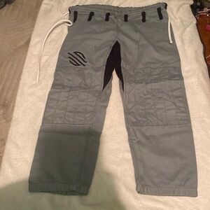 Blue Jean pants baggy skater girl tie up large